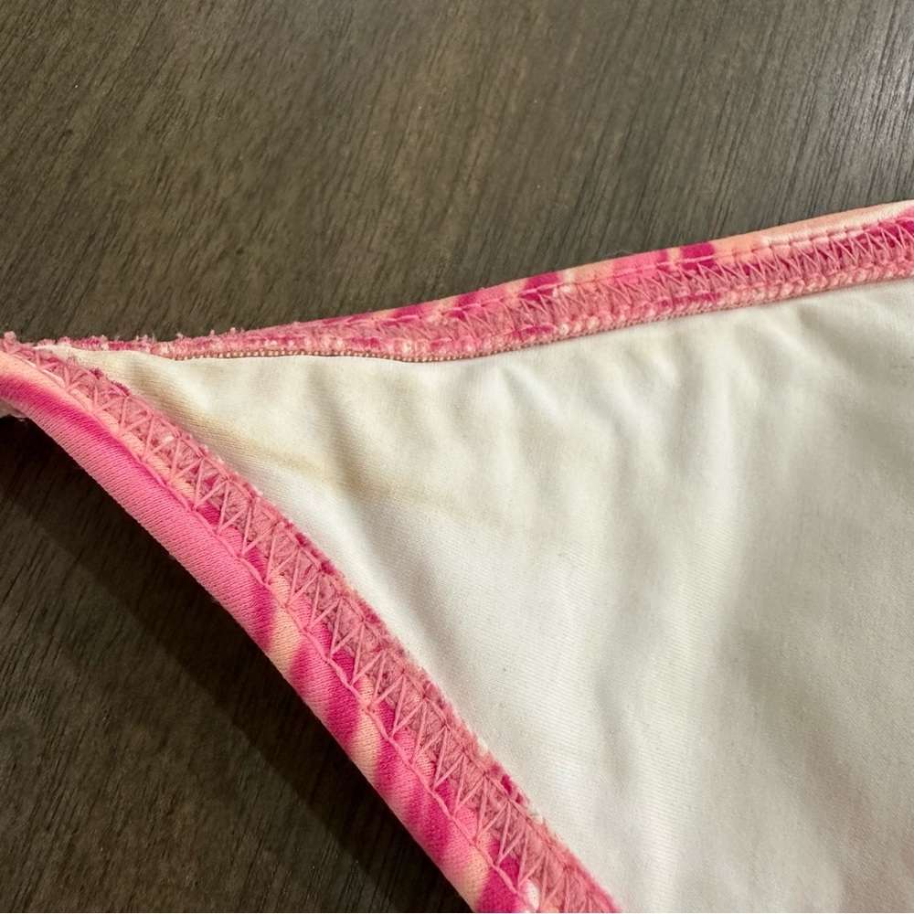 Vix Swimwear Bikini Top Beaded Pink Halter Size Medium - Picture 7 of 8